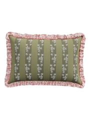 Sanderson Coral Chestnut Tree Cushion - Image 5 of 5