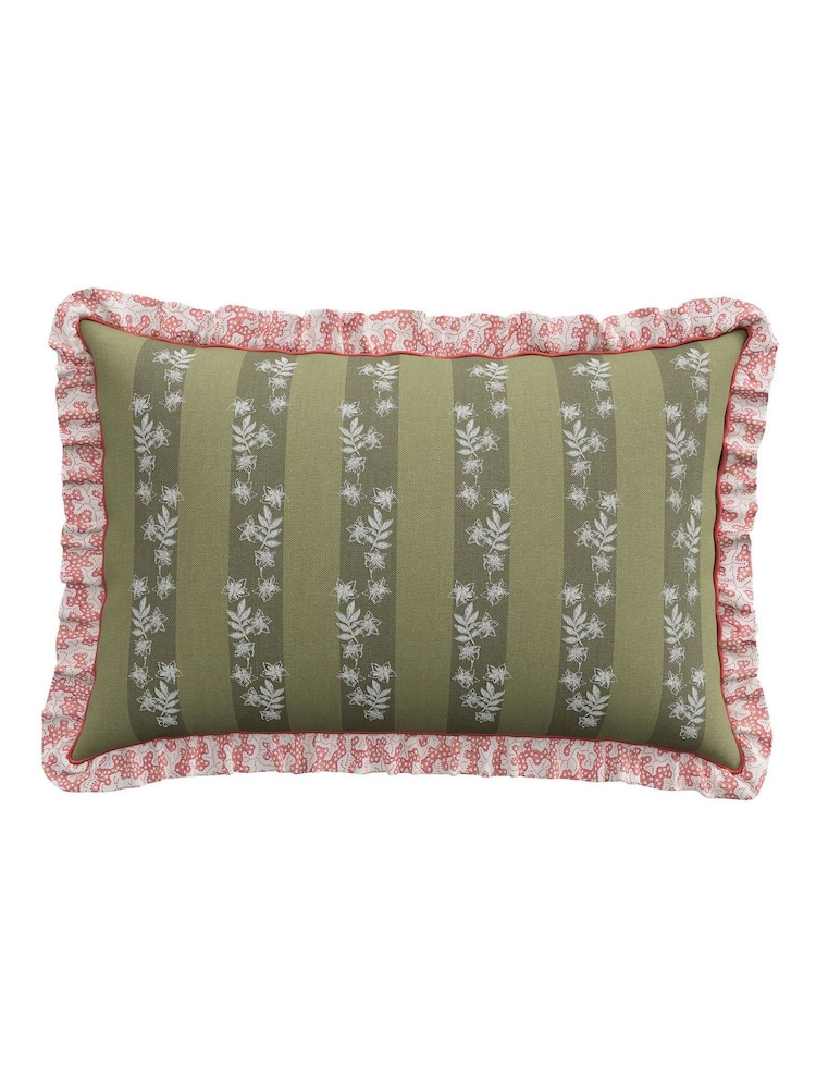 Sanderson Coral Chestnut Tree Cushion - Image 5 of 5