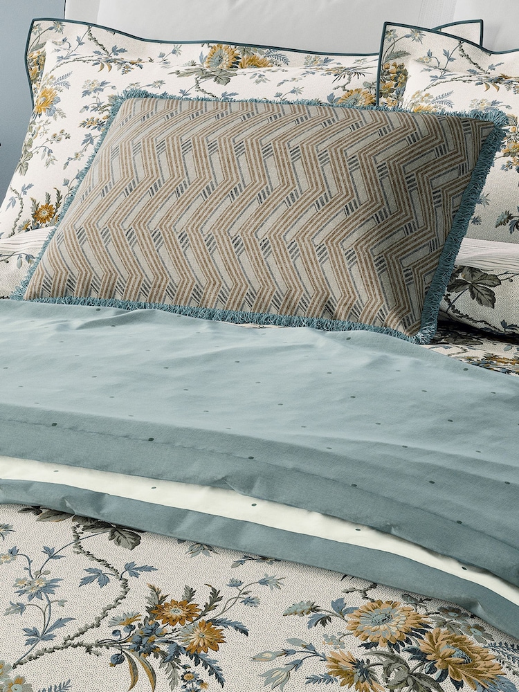 Bedeck of Belfast Duck Egg Sybil Cushion - Image 1 of 6