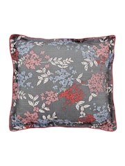 Bedeck of Belfast Graphite Multi Lucine 200 TC Sq Pillowcases Pair - Image 4 of 4