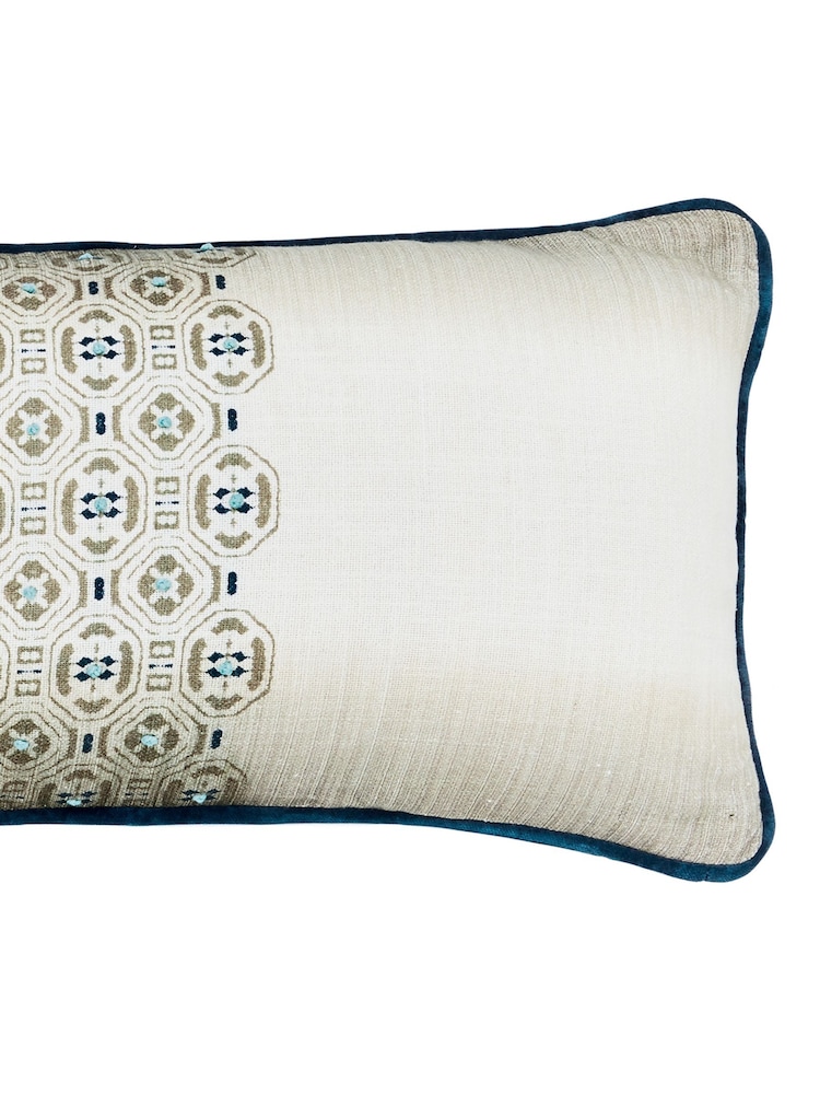 Bedeck of Belfast BlueGreen Elara Cushion - Image 5 of 5
