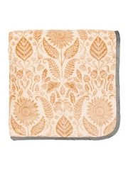 Helena Springfield Graphite Copper Sunflower Cosy Fleece Throw - Image 3 of 3