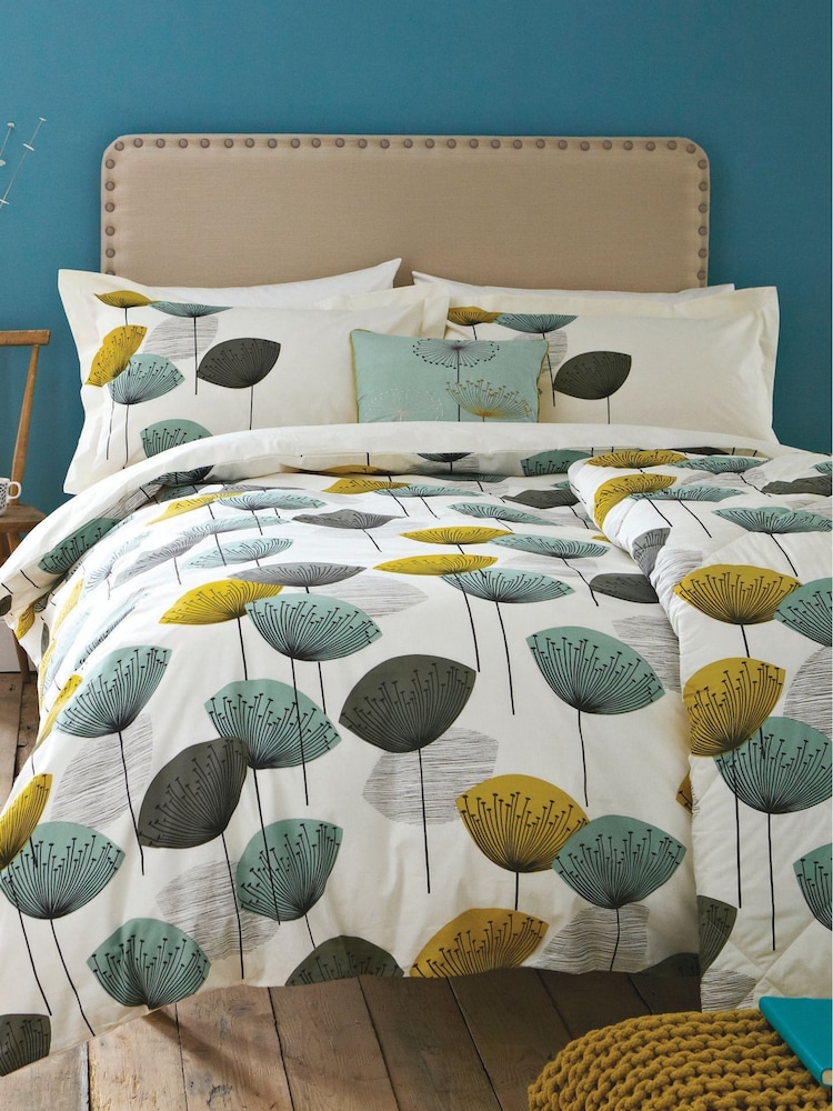 Sanderson Chaffinch Dandelion Clocks Duvet Set - Image 1 of 4