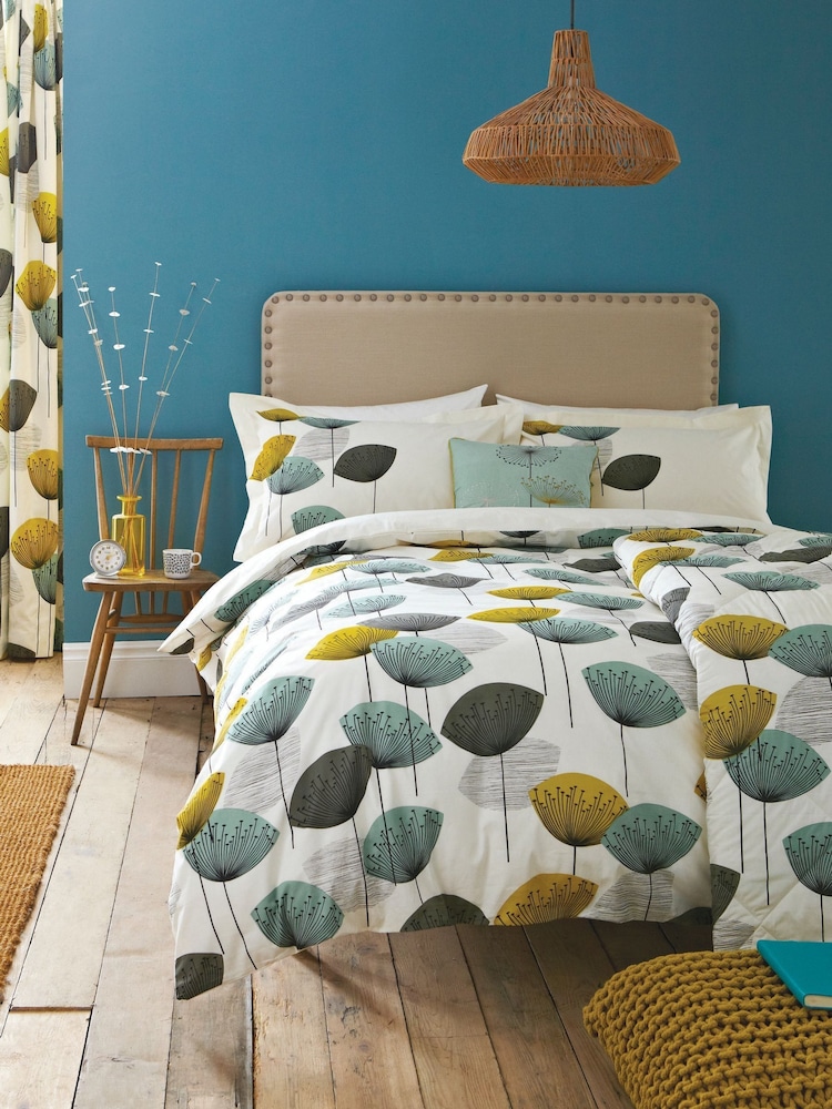 Sanderson Chaffinch Dandelion Clocks Duvet Set - Image 2 of 4