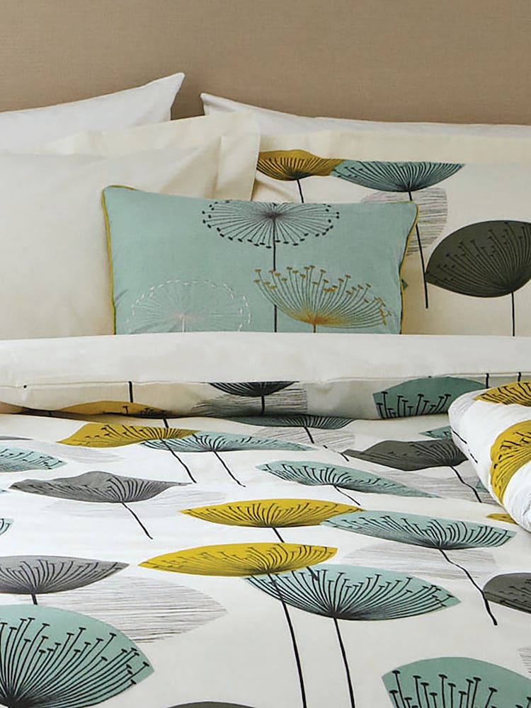 Sanderson Chaffinch Dandelion Clocks Duvet Set - Image 4 of 4