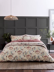 Morris & Co Grey Wine Artichoke Duvet Set - Image 2 of 3