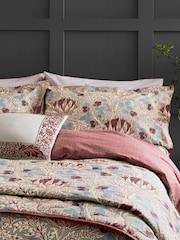 Morris & Co Grey Wine Artichoke Duvet Set - Image 3 of 3