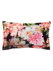 Ted Baker Navy Painted Posy 200 TC Sateen Duvet Set - Image 6 of 6