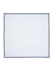 Bedeck of Belfast Set of 4 Midnight Navy Saja 100% Cotton Napkins - Image 2 of 3