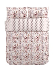 Sanderson Pink Jamilia 100% Cotton Duvet Set - Image 4 of 5