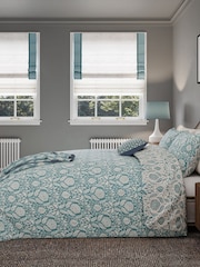 Helena Springfield Teal Sunflowers 100% Cotton Duvet Set - Image 1 of 5