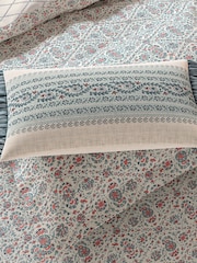V&A Red Teal Opulent Stripe Cushion Cushion - Image 1 of 5