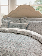 V&A Red Teal Opulent Stripe Cushion Cushion - Image 3 of 5