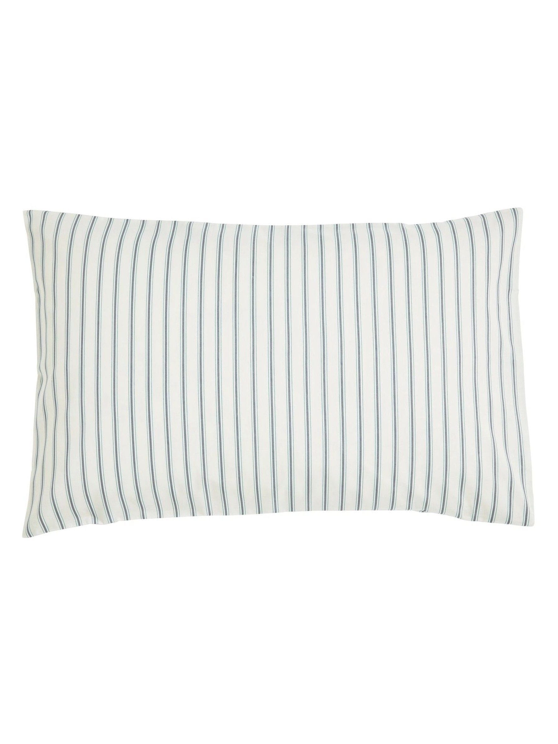 Buy Helena Springfield Blue Teal Ticking Stripe Duvet Set from