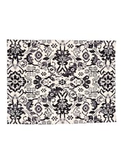 Bedeck of Belfast Set of 2 Charcoal Saja 100% Cotton Placemats - Image 3 of 3