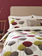 Sanderson Blackcurrant Dandelion Clocks Duvet Set - Image 3 of 4
