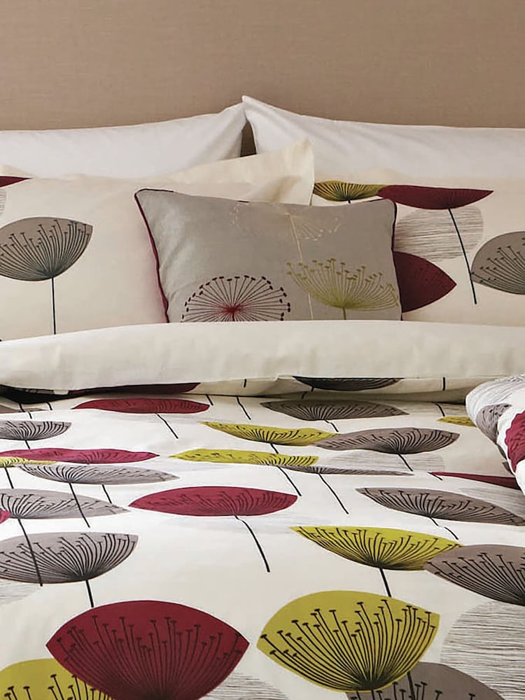 Sanderson Blackcurrant Dandelion Clocks Duvet Set - Image 4 of 4