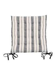 Bedeck of Belfast Charcoal Saja Stripe Seat Pad - Image 3 of 3