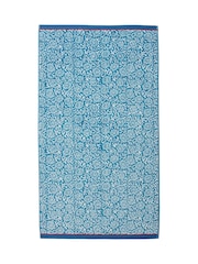 Land & Shore Blue Red Aster Towel - Image 2 of 2