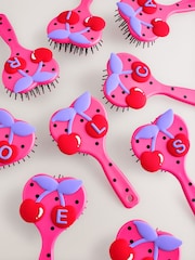 Purple Cherry Initial Hairbrush - Image 2 of 4