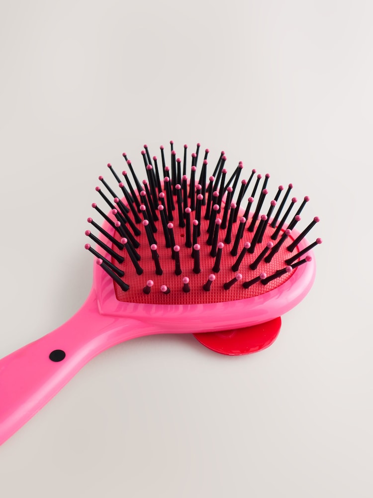 Purple Cherry Initial Hairbrush - Image 4 of 4