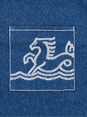 Bedeck of Belfast Midnight Navy Saja 100% Cotton Tote Bag - Image 3 of 4