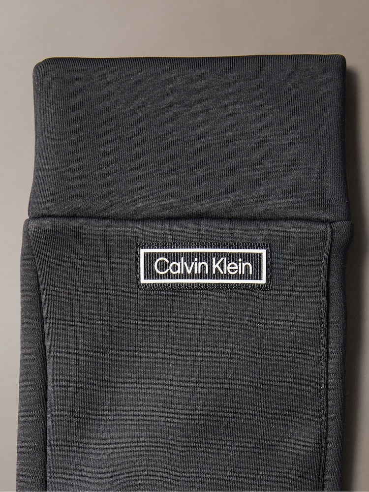 Calvin Klein Black Technical Stretch Touchscreen Gloves - Image 3 of 3 Calvin Klein Black Technical Stretch Touchscreen Gloves - Image 3 of 3