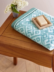 Bedeck of Belfast Celadon Aldin Cotton Towel - Image 1 of 4
