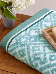 Bedeck of Belfast Celadon Aldin Cotton Towel - Image 2 of 4