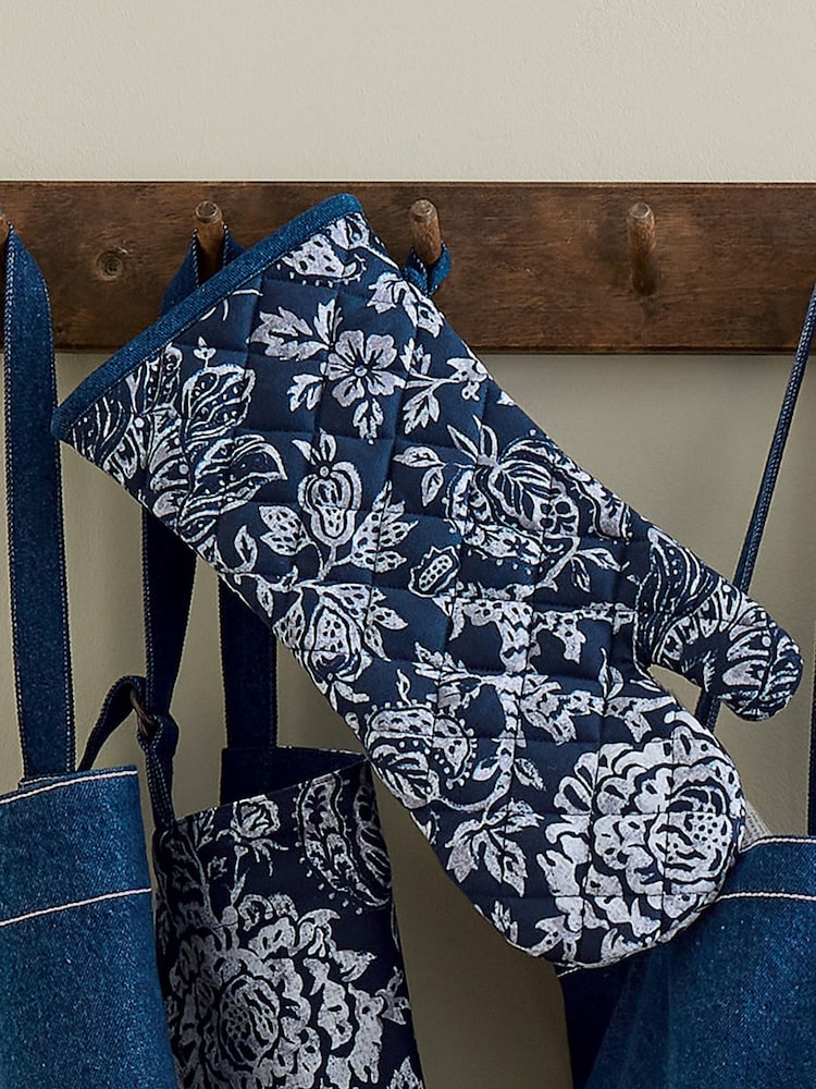 Bedeck of Belfast Midnight Navy Saja Single Oven Gloves - Image 1 of 3