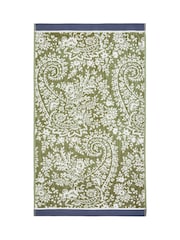 Bedeck of Belfast Sage Green White Elara Towel - Image 3 of 4