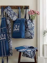 Bedeck of Belfast Midnight Navy Morsan 100% Cotton Tote Bag - Image 1 of 3