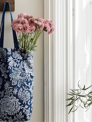 Bedeck of Belfast Midnight Navy Morsan 100% Cotton Tote Bag - Image 2 of 3