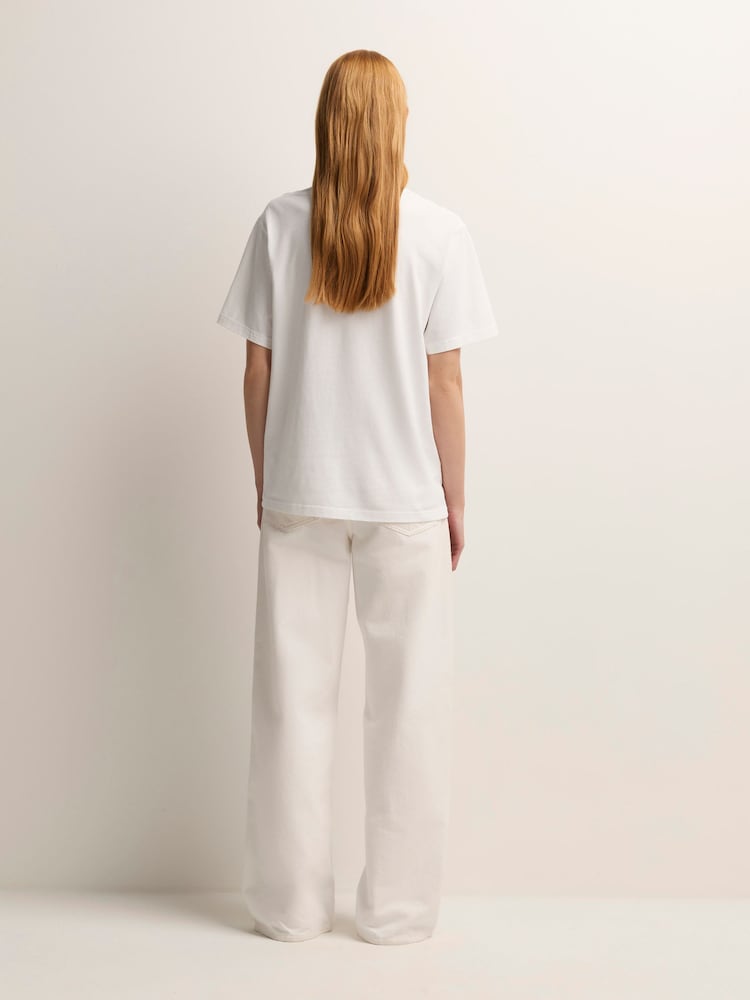 Sporty & Rich White H&W Crest T-Shirt - Image 2 of 9 Sporty & Rich White H&W Crest T-Shirt - Image 2 of 9