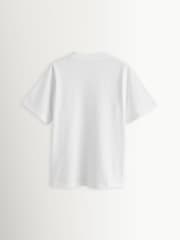 Sporty & Rich White H&W Crest T-Shirt - Image 7 of 9
