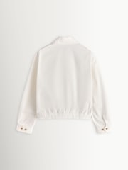 Sporty & Rich White NY Crest Prep Jacket - Image 6 of 8