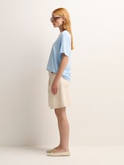 Sporty & Rich Blue Crest T-Shirt - Image 5 of 9