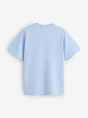 Sporty & Rich Blue Crest T-Shirt - Image 7 of 9