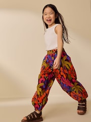 Tropical Print Hareem Trousers (3-16yrs) - Image 1 of 4