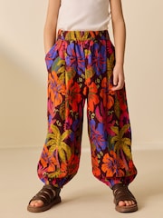 Tropical Print Hareem Trousers (3-16yrs) - Image 2 of 4