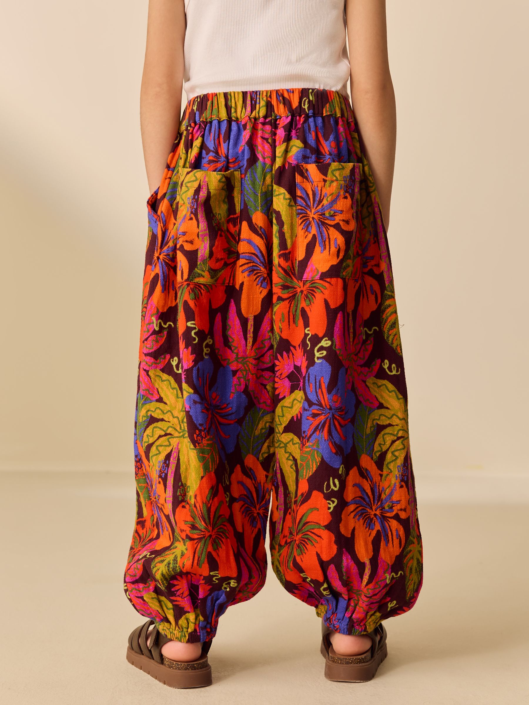 Buy Tropical Print Hareem Trousers (3-16yrs) from Next USA