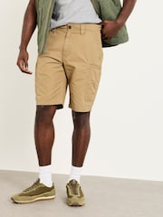 FatFace Burley Light Stone Lightweight Cargo Shorts - Image 1 of 4