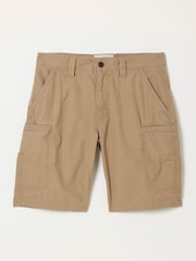FatFace Burley Light Stone Lightweight Cargo Shorts - Image 4 of 4