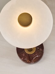 White Medina Mains Operated Table Lamp - Image 6 of 8