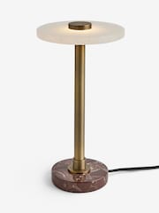 White Medina Mains Operated Table Lamp - Image 8 of 8