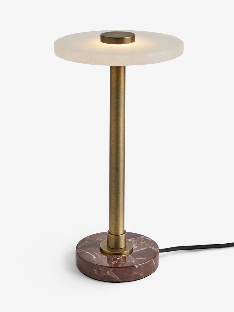 White Medina Mains Operated Table Lamp - Image 8 of 8