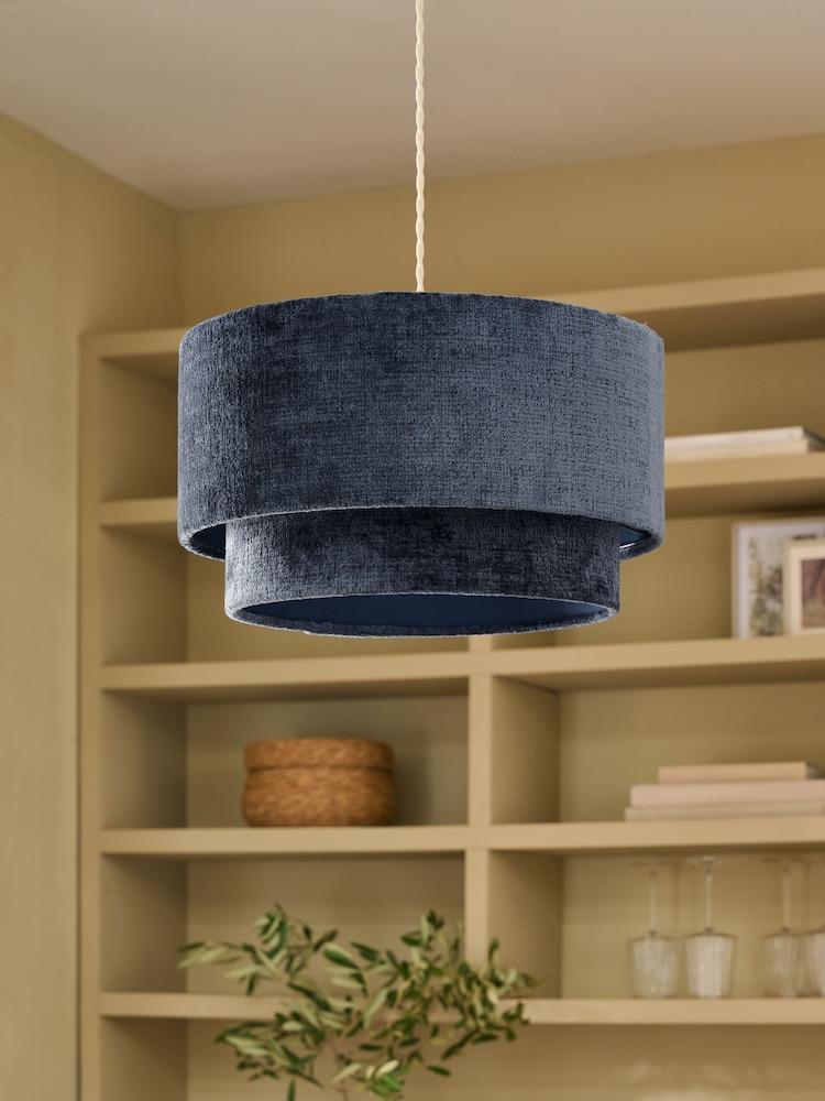 Plüsch Chenille Easy Fit Lampenschirm - Bild 2 von 8