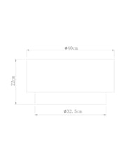 Plüsch Chenille Easy Fit Lampenschirm - Bild 4 von 7