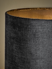 Slate Blue Plush Chenille Drum Easy Fit Shade - Image 3 of 5