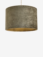 Moss Green Plush Chenille Drum Easy Fit Shade - Image 5 of 6